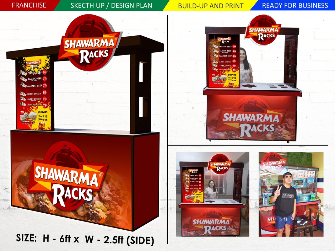 SHawarma Racks Food Cart Franchise