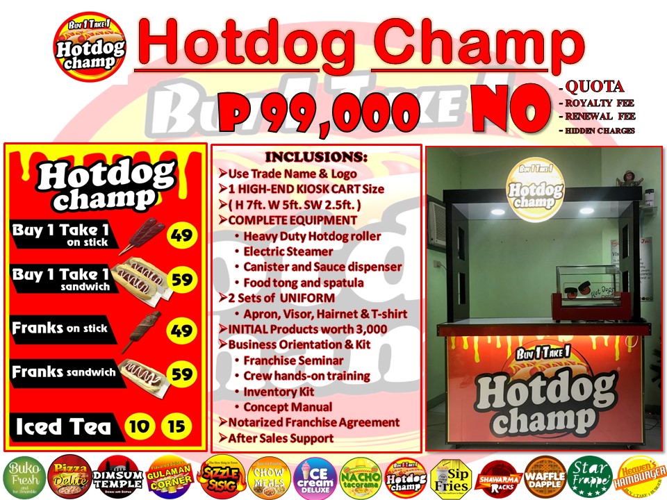 Hotdog Champ food cart franchise