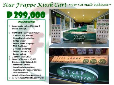 Star Frappe' Franchise P99,000.00