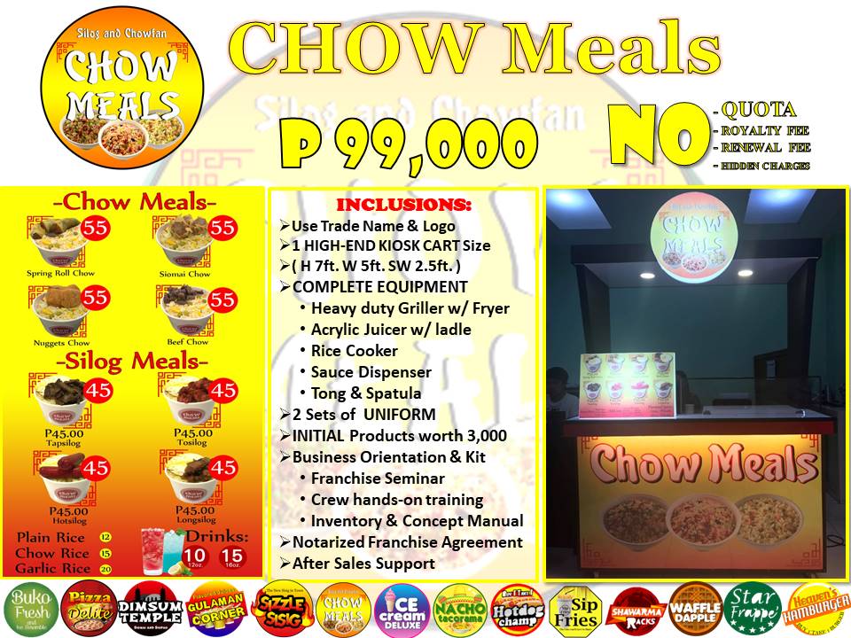 Chow Meals Food Cart Franchise